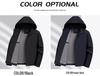 Men's 26-Year Spring & Autumn Hooded Jacket in Sealed Milk Silk for Middle-aged & Elderly