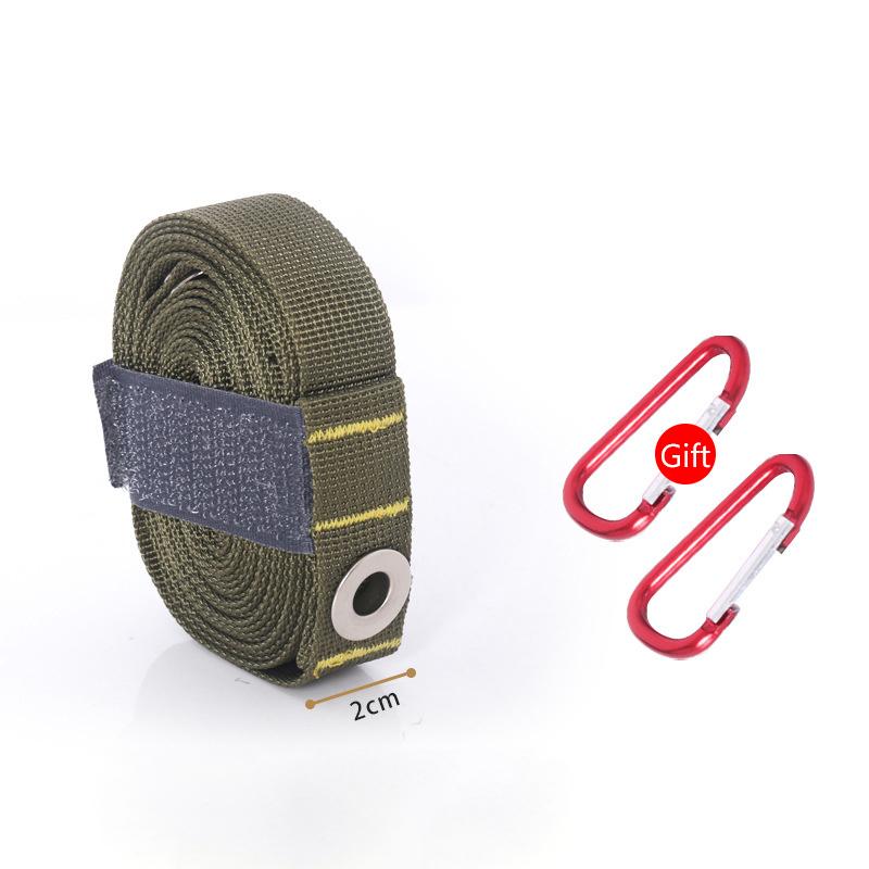 

Уличный навес на шнурке, расширение, с походным снаряжением, веревка для сушки одежды, артефакт, многофункциональная регулируемая веревка зелёный