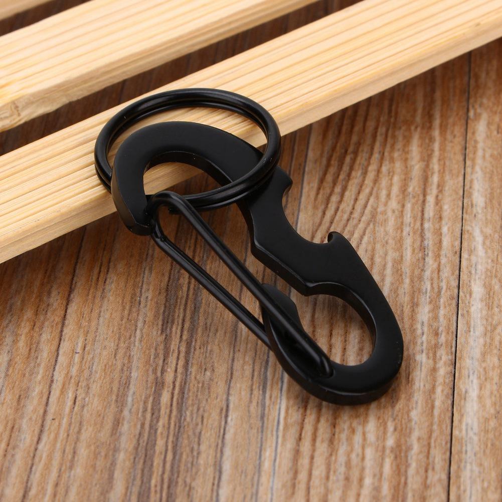 Camping Outdoor Keyring EDC Carabiner Snap Hook Hanger Keychain
