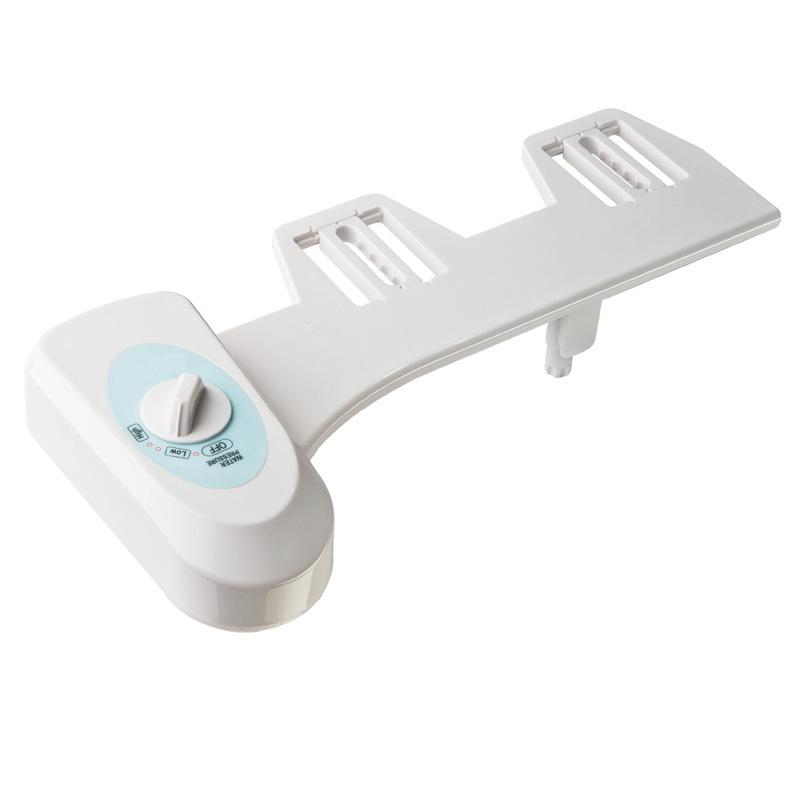 Non-electric Bidet Seat with Dual Spray for Feminine and Buttocks Hygiene