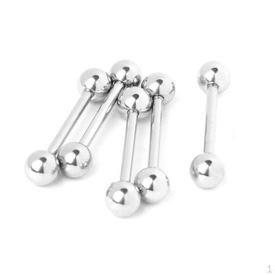 10 Stück 316L Edelstahl Barbell Stange 4G
