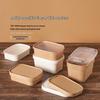 Kraft Paper Disposable Food Containers