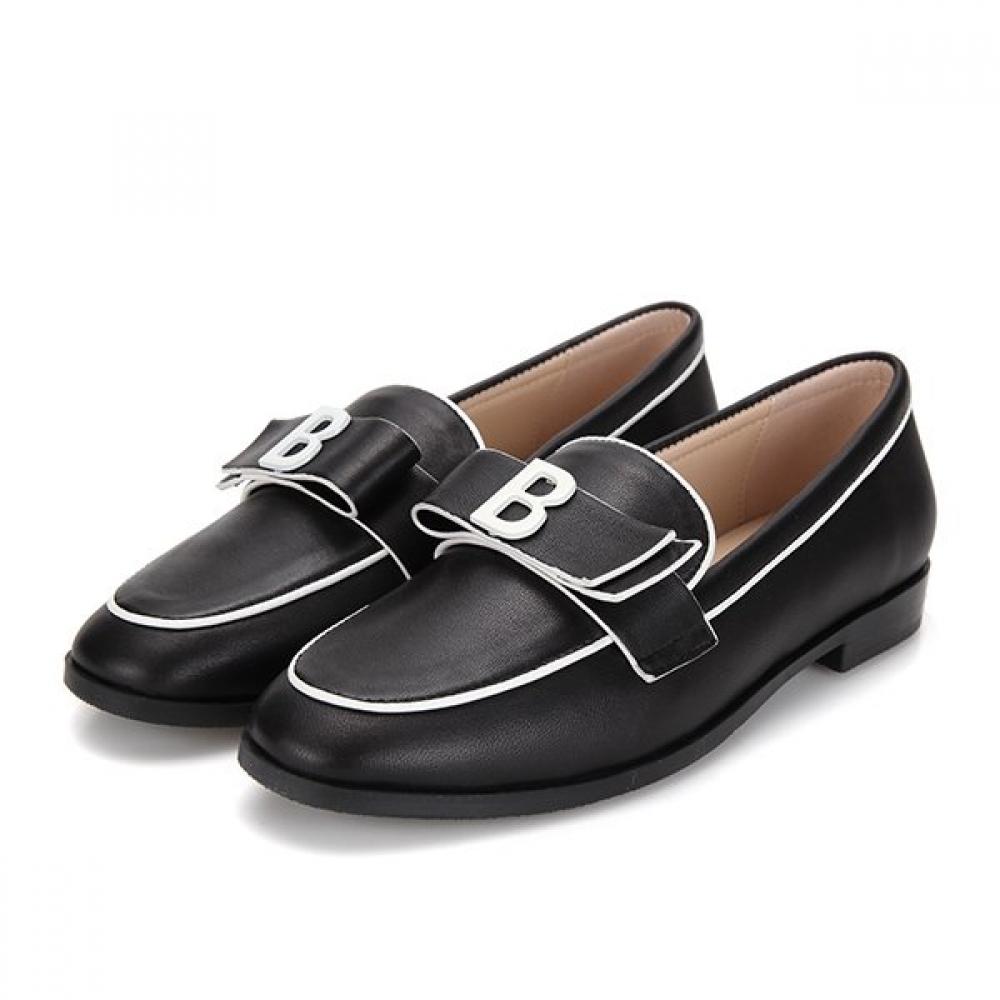 Barbara Women S Color Block Leather Loafer 2cm Bbg152bk