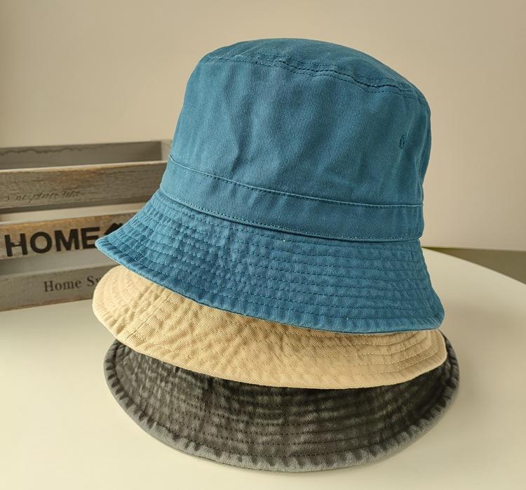 2023 Big Head Plus Size Bucket Hat for Men Pure Cotton Panama Fisherman Hat Korean Man Women 59cm 60cm 62cm 63cm Women Panama