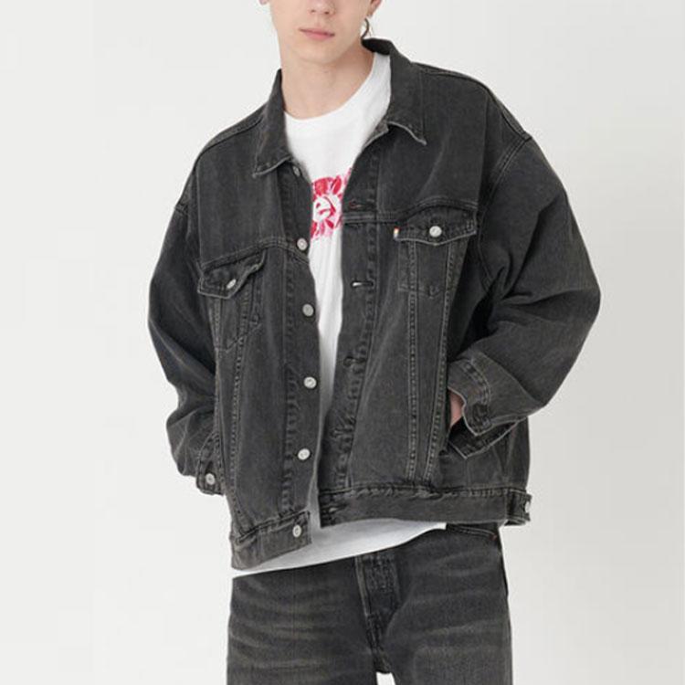 Levis SS23 Rainbow Series Pattern Embroidered Casual Loose Jacket Men Jacket A0054-0002