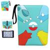 52 Style 400pcs  Card Album 2x2 Loose-leaf Large Capacity Leather Anime Zipper Card Collection Photo Album