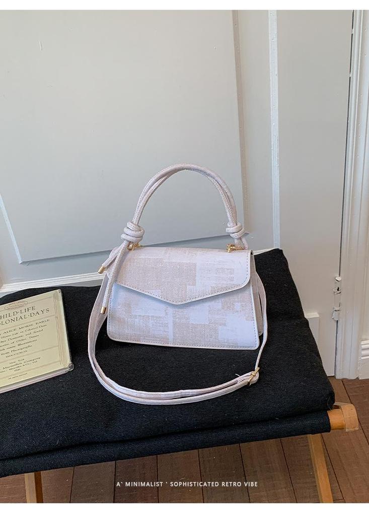 Korean Retro Small Square Handbag - Summer 2026 Casual Women's Crossbody