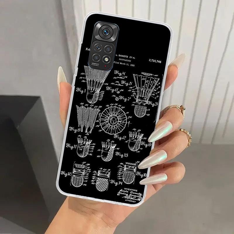 Badminton Sport Phone Case for Xiaomi Redmi Note 15 14 14S 13 12S 12 Pro 11S 11 Plus 11T 11E 10S Soft Funda Print Shell Redmi No