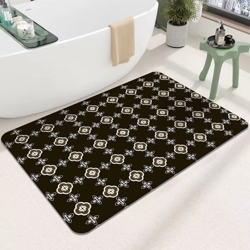 Diatom Mud Soft Floor Mat Entrance Shower Absorbent Floor Mat Non-slip