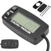 LCD Backlit Gauge Resettable Inductive Tachometer Hour Meter for 2 4 Stroke Engines