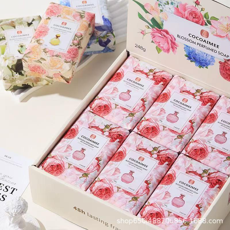 COCOAIMEE Floral Soap Perfume: Long-lasting, Clean Scent, Perfect Shower Companion & Wedding Gift