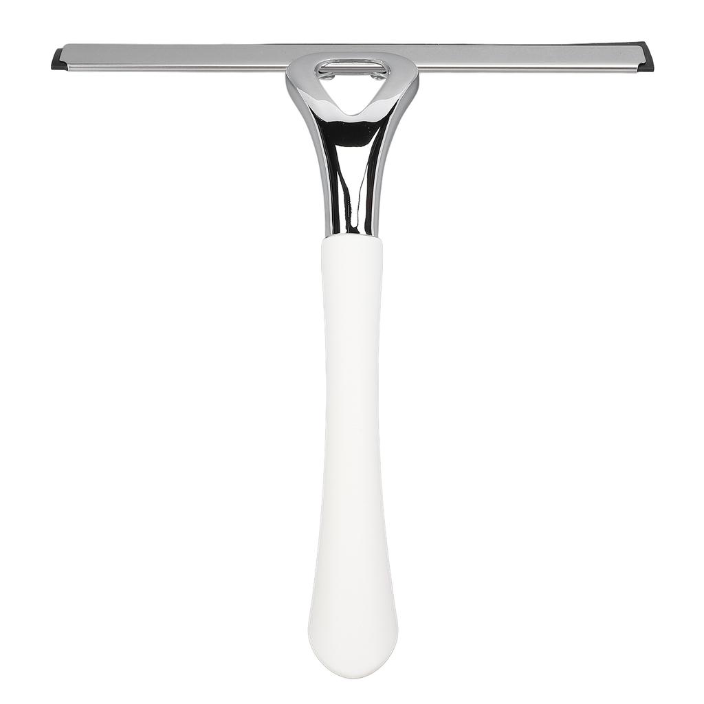 Rodo de vidro com cabo de metal, rodo de limpeza de vidro com economia de trabalho eficaz para banheiro e chuveiro 