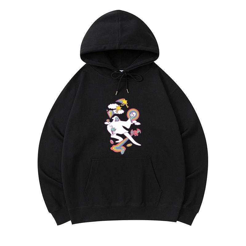

300 GSM Men s Healthy Cotton Hoodies Space Magic Print Premium Cotton Sweatshirt