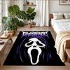 Crystal Velvet Rug Soft Non Slip Indoor Floor Mat Home DecorScream Ghostface
