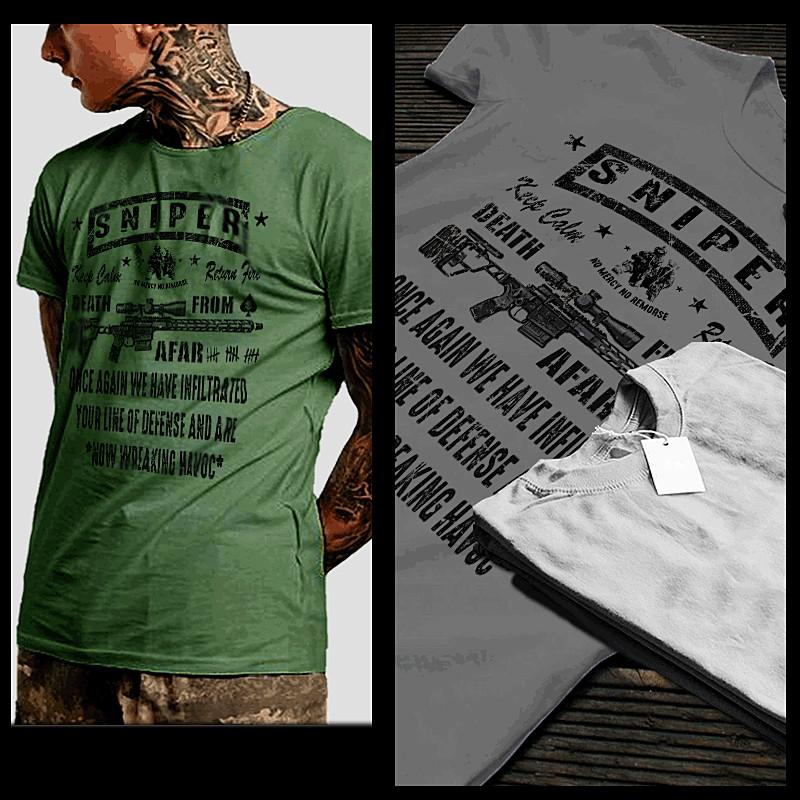 

Бойова футболка Sniper Scout Проникніть у вашу оборону тактична футболка штурмового воїна M