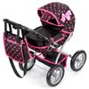 Kinderplay Poussette Poupee, Poussette Jouet - Poussette Landeau Bebe pour Poupée, Gondola, Poignée hauteur entre 33 et 63, KP0262G