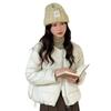 Korean Version of the Round Neck Plus Size Women Thickened Warm Anti Cold Winter Coat - Lightweight and Comfortable Long-sleeved Cotton Coat Jacket