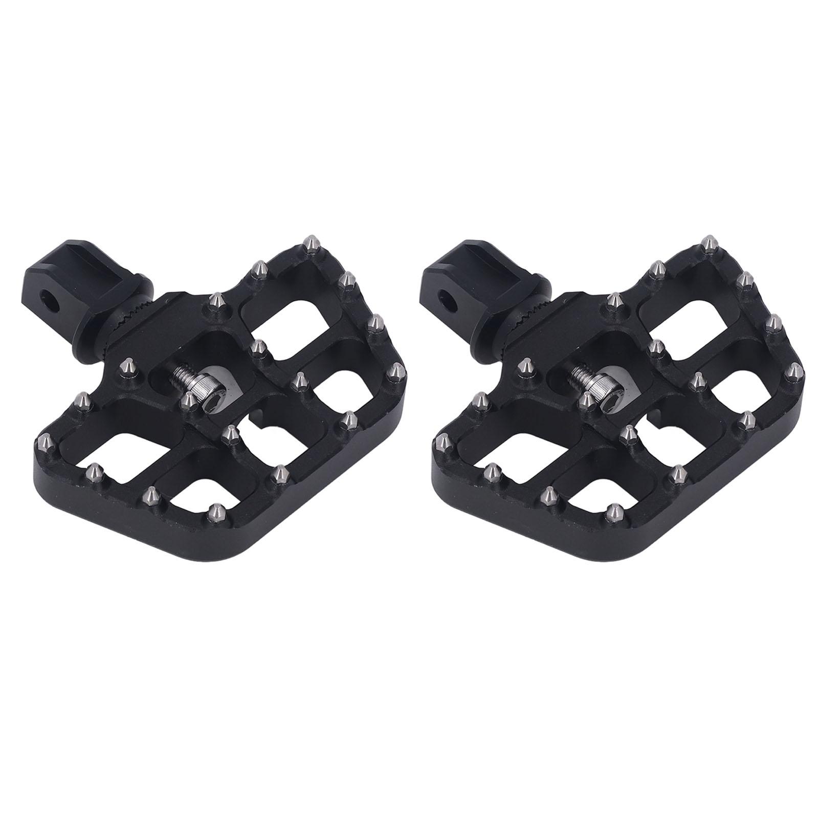 1 Pair Motorcycle Rear Foot Pegs CNC Aluminum Anodized Antislip Spike Replacement for F900R F900XR 2020‑2022