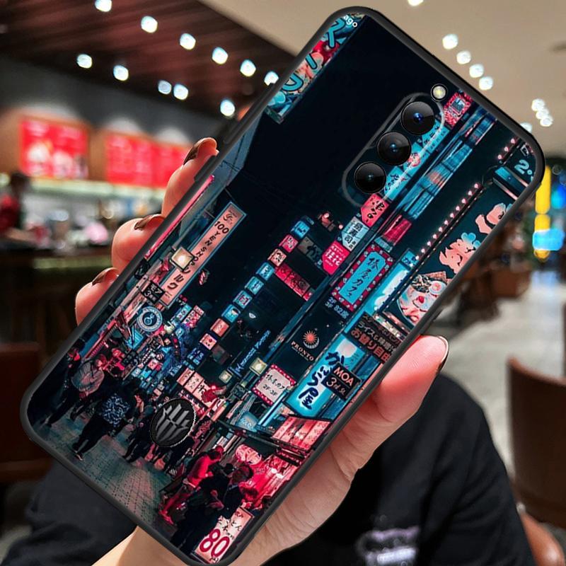 

Japanese Night City Aesthetic Phone Case For ZTE Nubia Red Magic 9 Pro 8 8S Pro Plus 6 7 6S 7S Pro 6R 5S 5G Back Cover Red Magic 7S Pro
