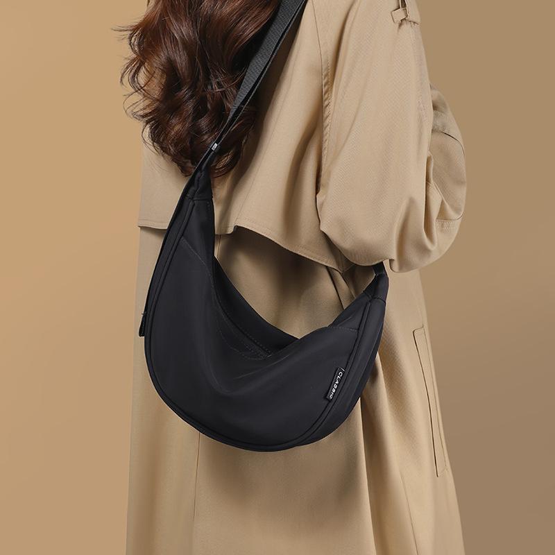 Bag Women'S Bag Crossbody Bag Large Capacity Fashion Commuter Tote Bag Oxford Cloth Dumpling Bag