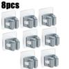 Mop Holder Self-adhesive Broom Stand Wall Mounted Mop Support Sweeping Brush Hook Storage Organizer Bathroom Kitchen Accessories