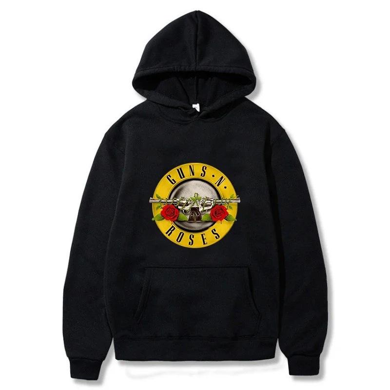 Printed hoodie rock band men's and women's hip-hop music costumes