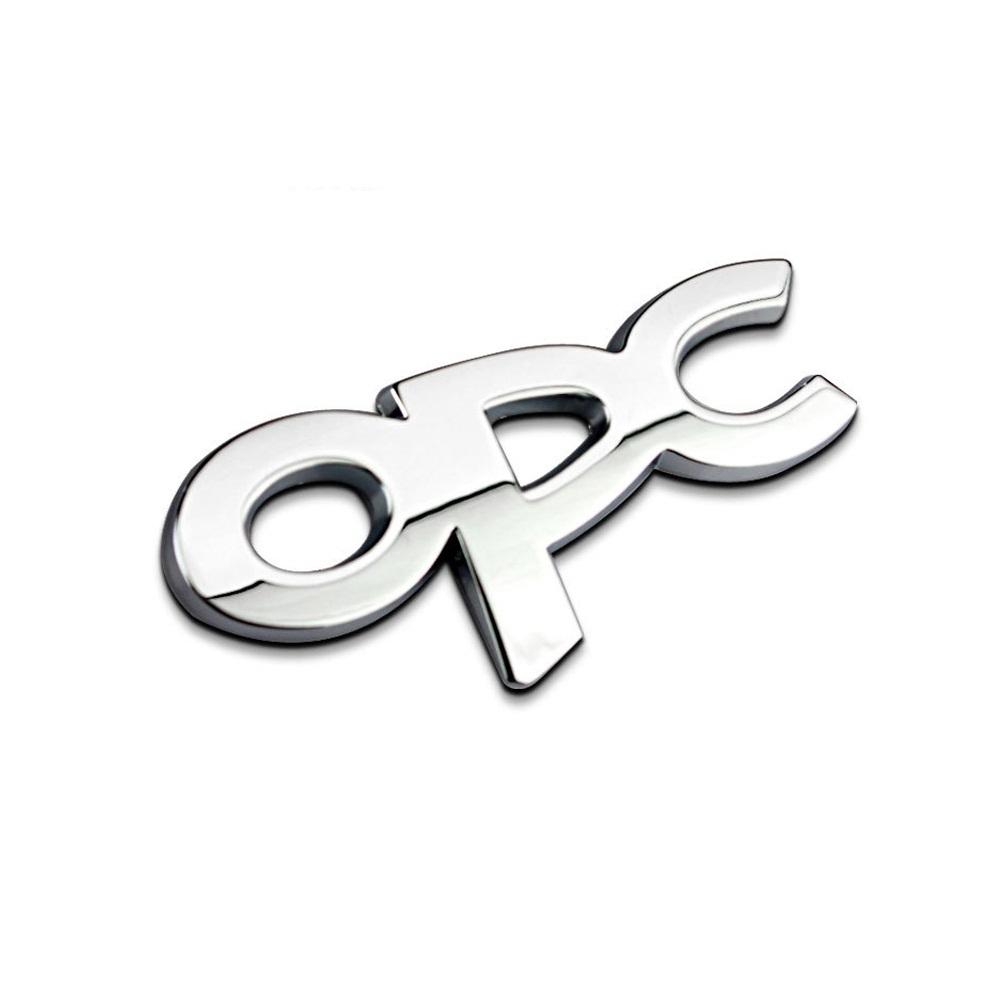 3D Chrome OPC Line Auto Emblem Badge Car Sticker Decal for Opel Astra Zafira WE1 - Vehicle Identification And Decoration