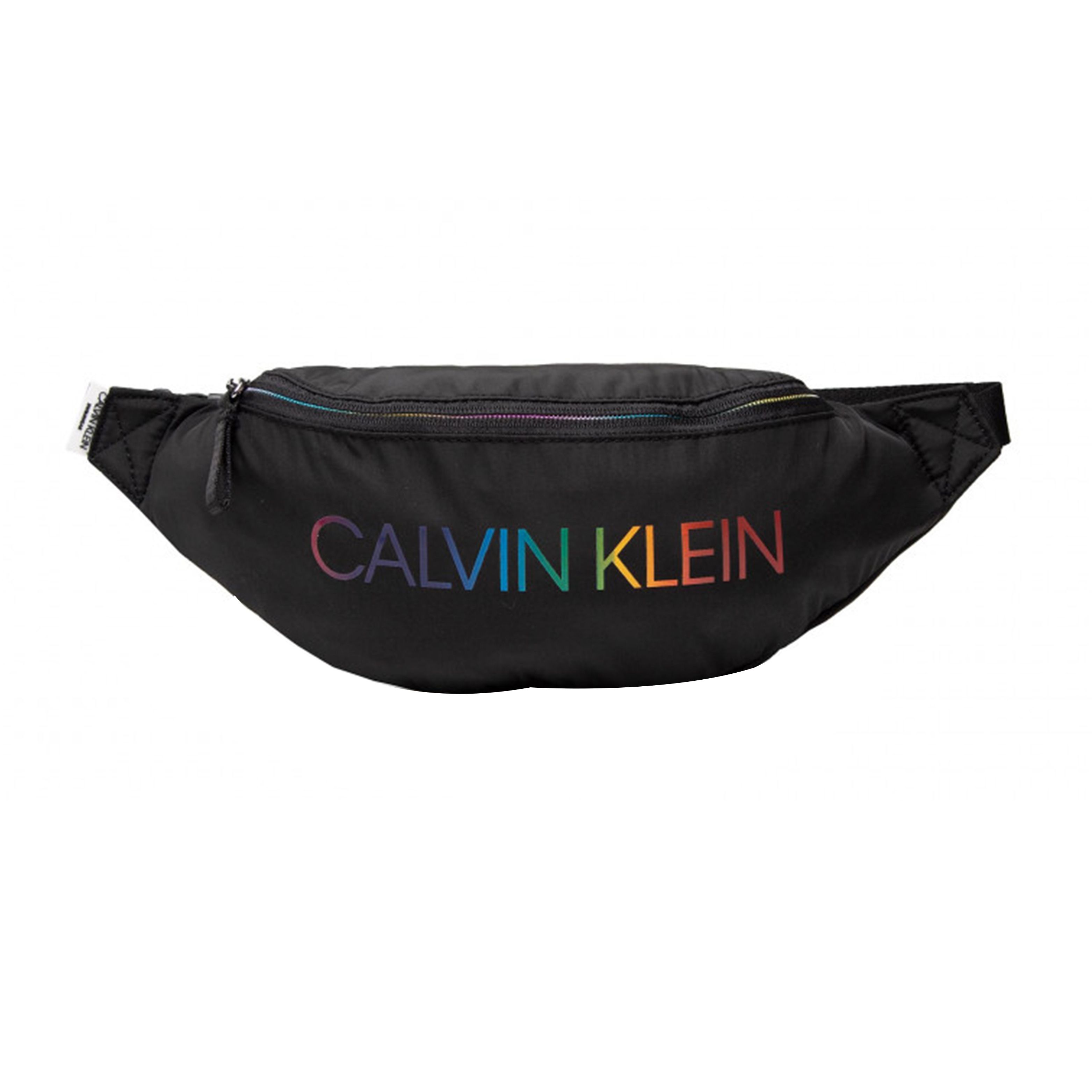 Calvin Klein Fashion Colorful Letter Logo Nylon Chest Bag Waist Bag Men bags Black K9KUSU0115BEH Black