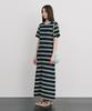 Bundercammer Stripe Jacquard Knit Dress_Navy
