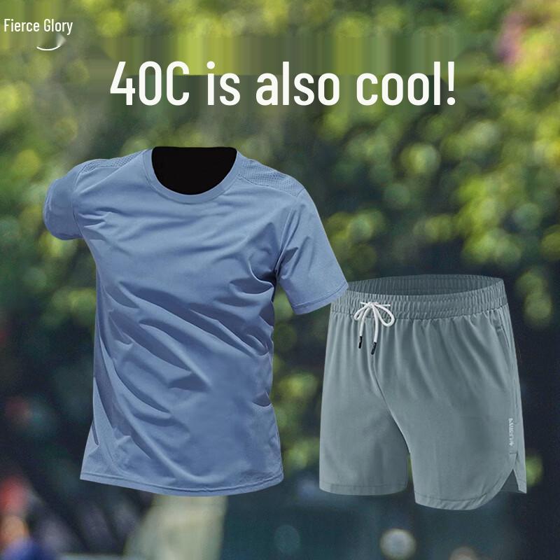

Lieyao Unisex Summer Running Sports Suit M