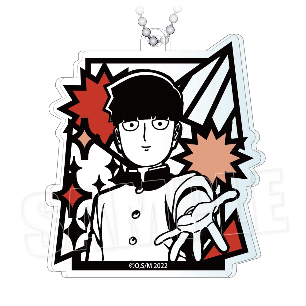TV Anime "Mob Psycho 100 III" Cutout Trading Acrylic Keychains Box of 8