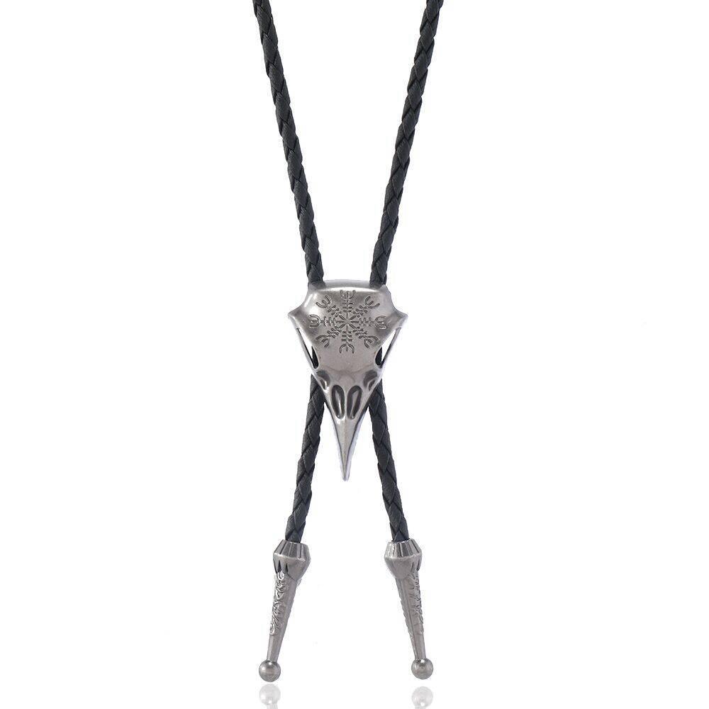 Retro Phoenix Punk Style Pendant Bolo Tie Necklace