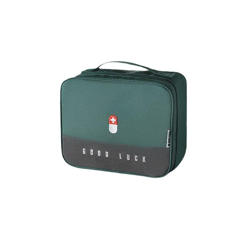 Portable First Aid & Medicine Storage Kit for Travel & Outdoor Use