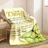 Gift Blanket for Son Or Daughter from Mom Suitable for Sofa Bed Office Nap Outdoor Camping Travel Throw Extra Large Soft And Comfo
