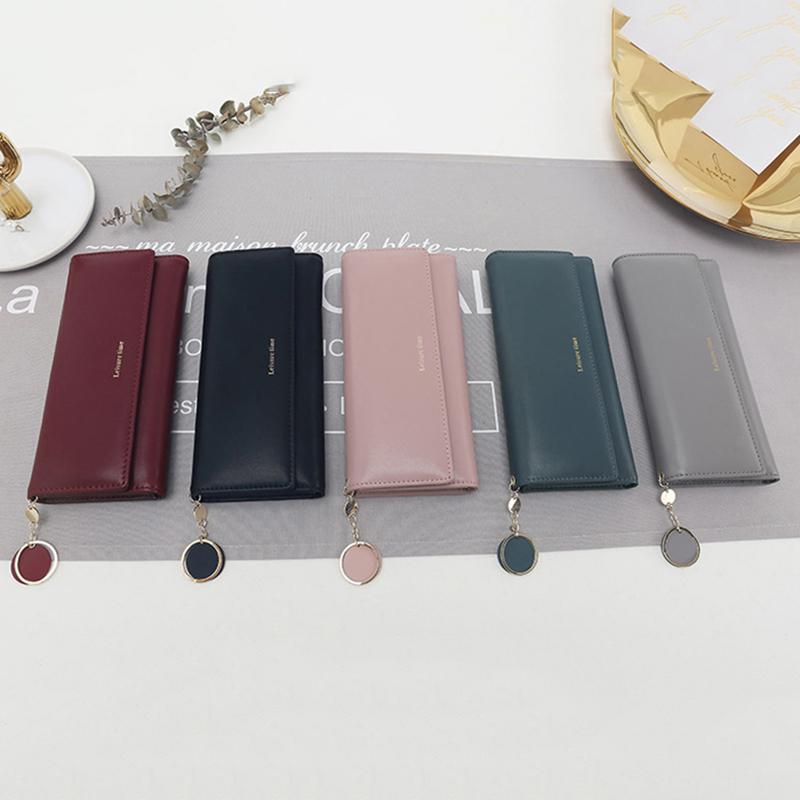 New Fashion Women Wallets Long Style Multi-functional Purse Fresh PU Leather Female Clutch Card Holder