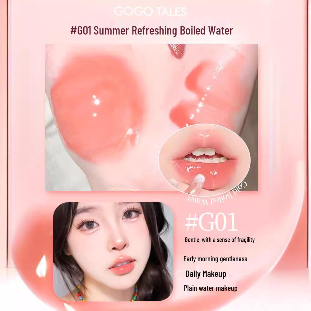 Gogo Dance Honey Feuchtigkeitsspendender Lipgloss & Peeling-Lippenstift-Duo reduziert Lippenfältchen und verleiht ein glänzendes Finish.