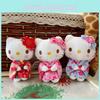 Peluche Kimono di Hello Kitty Sanrio Con Design Stand-up Per Bambini E Collezionisti
