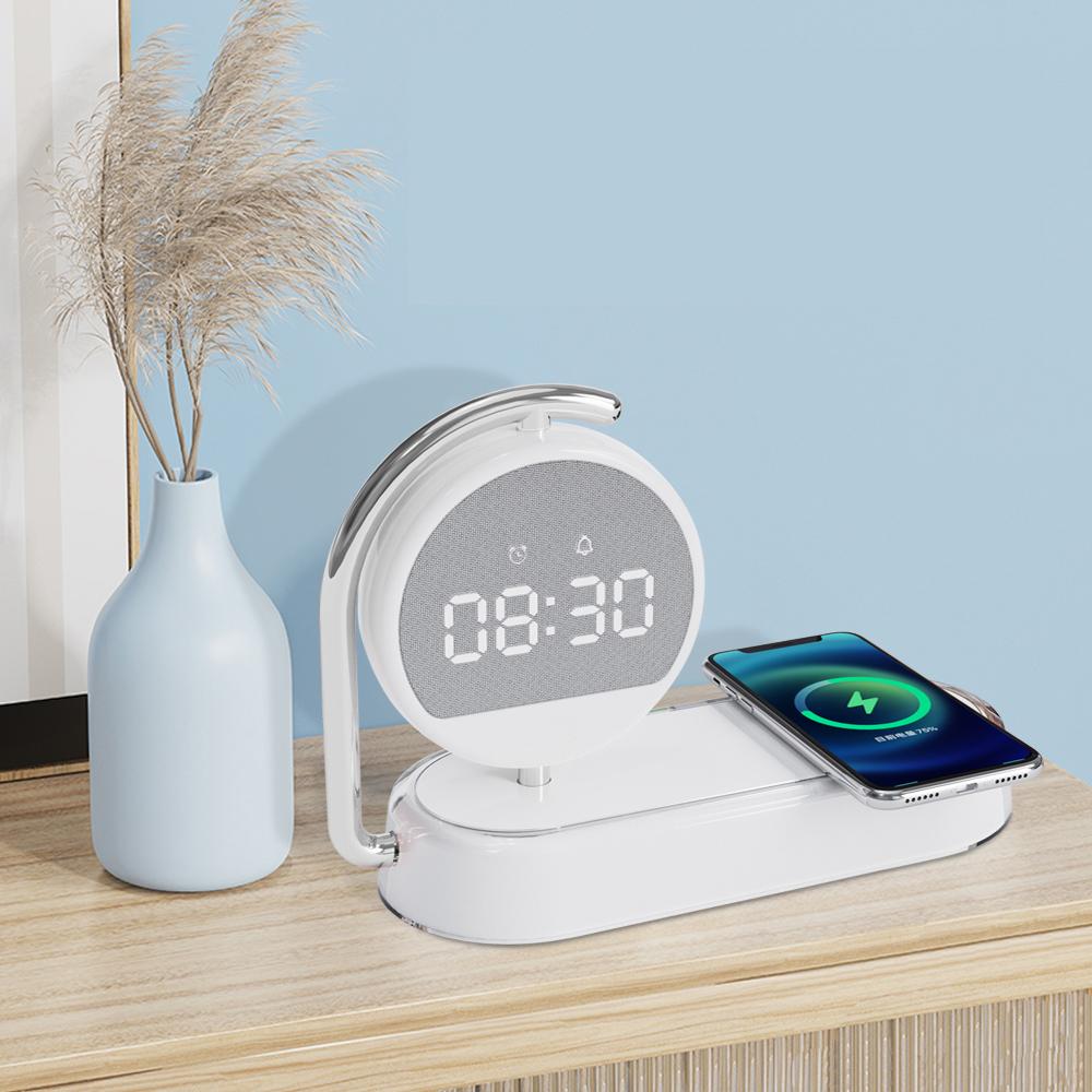 Desk Lamp Fast Charging Alarm Clock Night Lights 3 In 1 Wireless Charger Hot Products Top 20 for Earbuds for Iphone 17