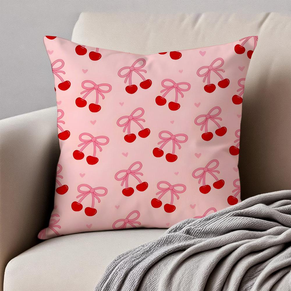 Cute Korean Fashion Brand KKirsh Cushion Cover Pillowcase Antidustmite Invisible Zipper Short Plush Sofa Cushion