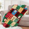 Christmas Creative Throw Flannel Print Blanket Super Soft Cozy Sofa Nap  Home Blanket Perfect Home Gift for Her