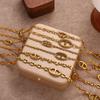 European/American Light Luxury Titanium Steel Necklace - Pig Nose Cold Niche Style, High-End Versatile Long Sweater Chain