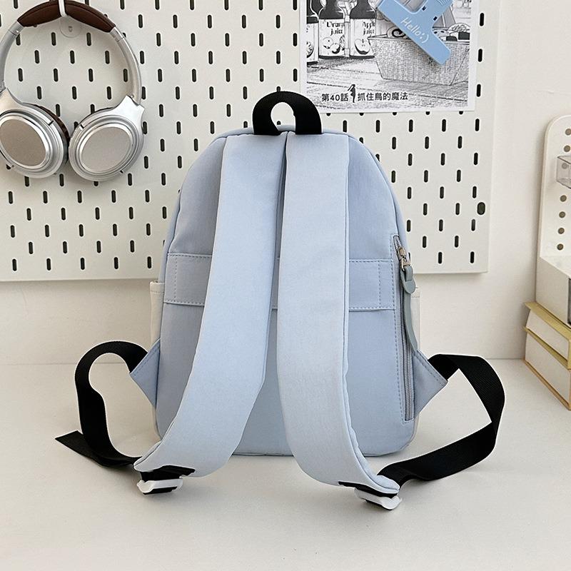 New High-value, Fresh, Sweet and Cute Contrasting Color Backpack, Casual and Lightweight Backpack for Junior High School Students