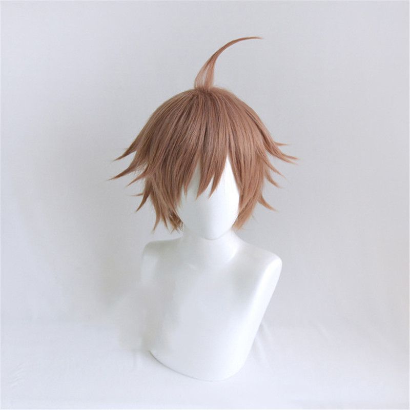 

Счастливый Триггер Danganronpa Хаос Макото Наэги Куртка Косплей Толстовка Костюм Wig Only,28cm/11.02in