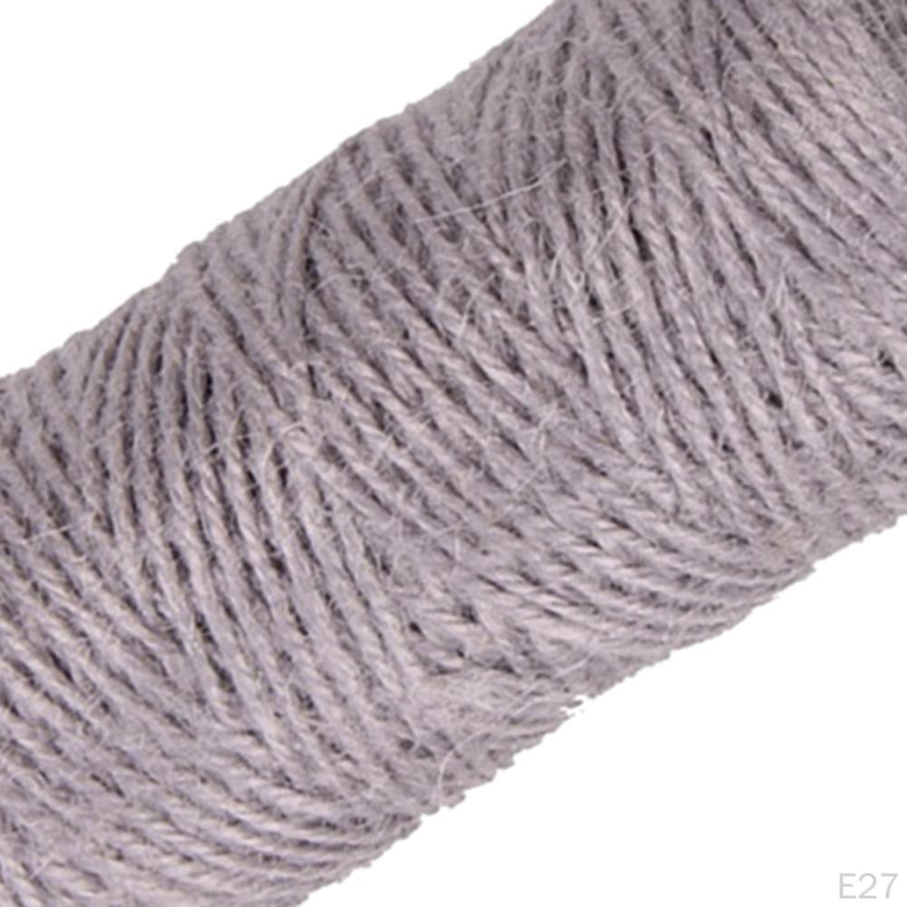 Jüt İp 2mm Halat Paketleme Malzemeleri Sarma İpi el sanatları ev ve bahçe Dekorasyonları