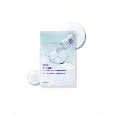 FRANKLY Maschera Minimizzante Pori - 22ml, 1 pz | Innovativa Maschera in Fogli di Semi-Gel Coreana per il Viso Ricca di Collagene, Acidi Ialuronici Tripli