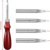 Wood Edge Leather Beveler 4 Size Beveling Leather Leather Tools Cutting Tool  DIY Craft