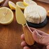 Acacia Handle Stainless Steel Cheese and Butter Knife Set