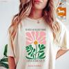 Christian Boho T Shirt His Mercies Are New Every Morning Faith Religious Crewneck Retro Sunrise Floral S Vintage Washed Graphic