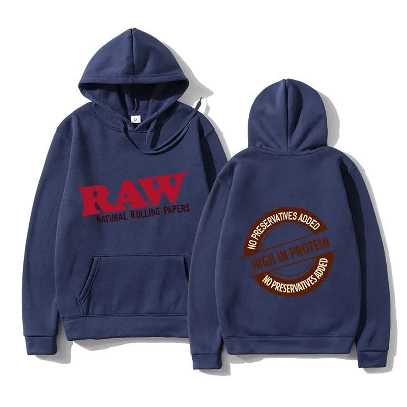 2024 Podzimní RAW Potisk Módní Pánská Mikina Pánská Mikina Harajuku Hip Hop Ležérní Dámská Mikina Vysoce Kvalitní Svetr Top