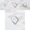Elegant U-shaped Ear Clips With Alloy Plating Ideal For Birthdays And Weddings